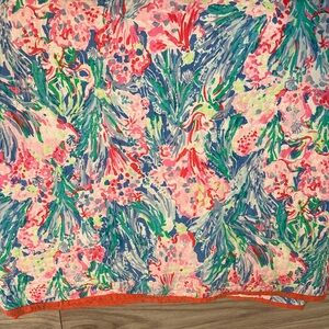 Lilly Pulitzer Vibrant Floral Quilt